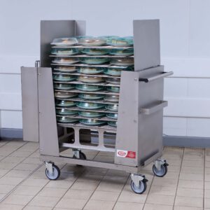 Chariot d’allotissement pour assiettes